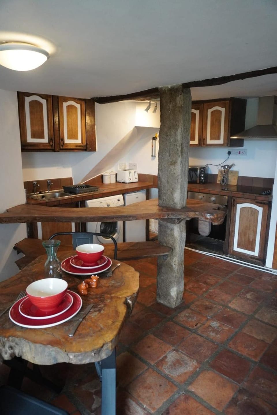 Kitchen or kitchenette, Dining area