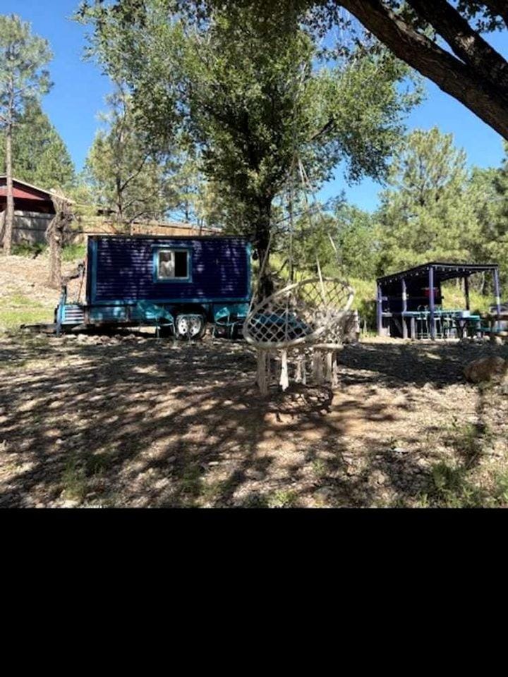 Groovy Glamping Village & Teardrop Retreat with Outdoor Kitchen near Sacramento Mountains, Mayhill New Mexico House in New Mexico