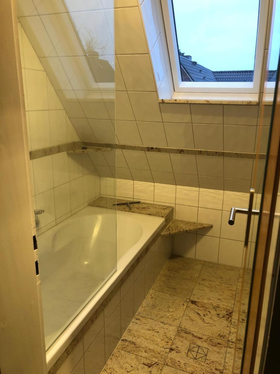 Property building, Bathroom, Living room