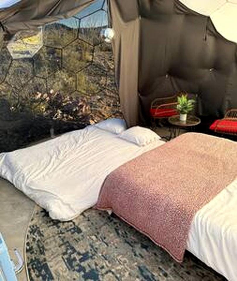 Amazing Secluded Dome in Terlingua, Texas Luxury tent in Big Bend National Park