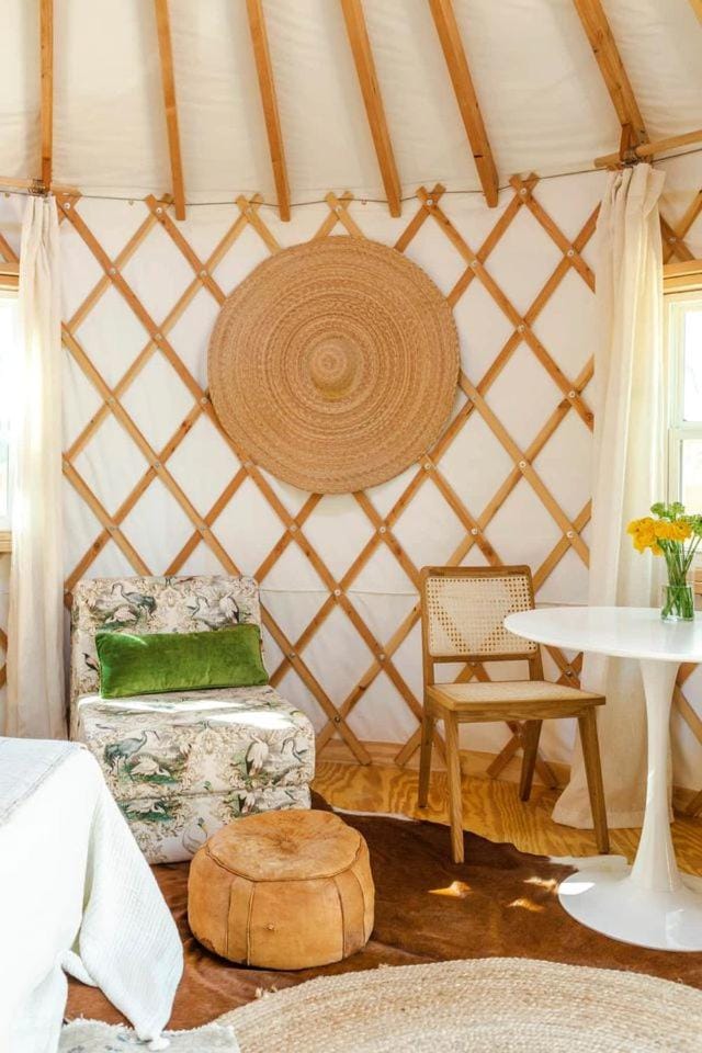 Colorful and Fully Equipped Yurt by Lake Travis For an Unforgettable Lakeway Glamping Escape, Texas Luxury tent in Lake Travis