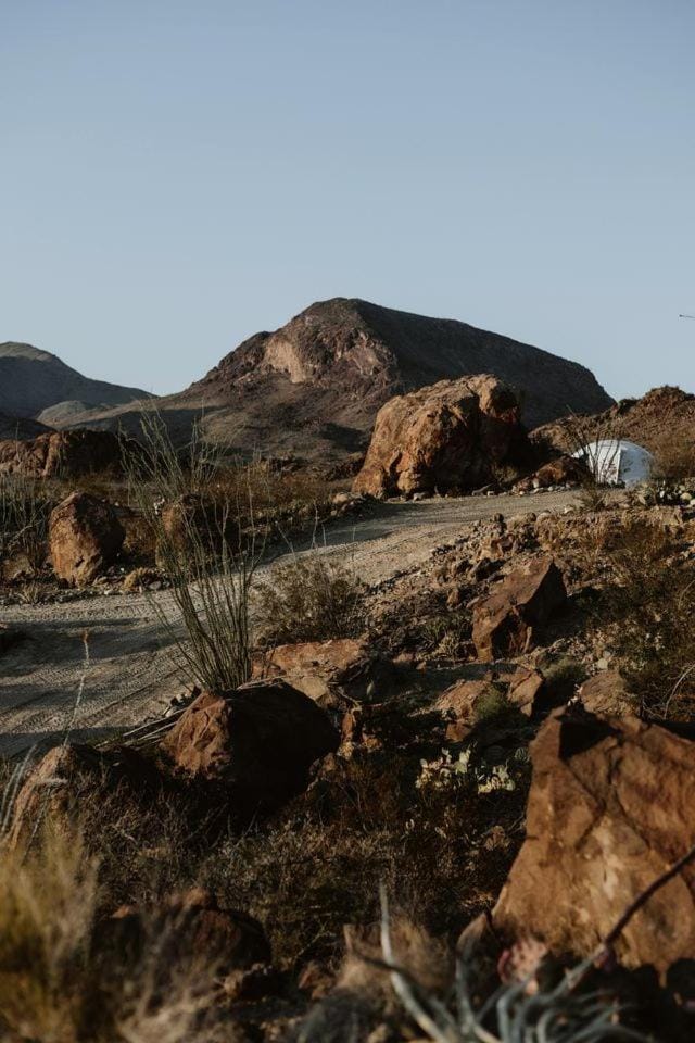 Unique Dome with Great Desert Views in Terlingua, Texas Luxury tent in Big Bend National Park