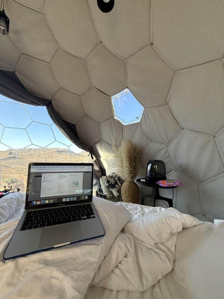 Fantastic Secluded Dome with Great Desert Views in Terlingua, Texas Luxury tent in Big Bend National Park