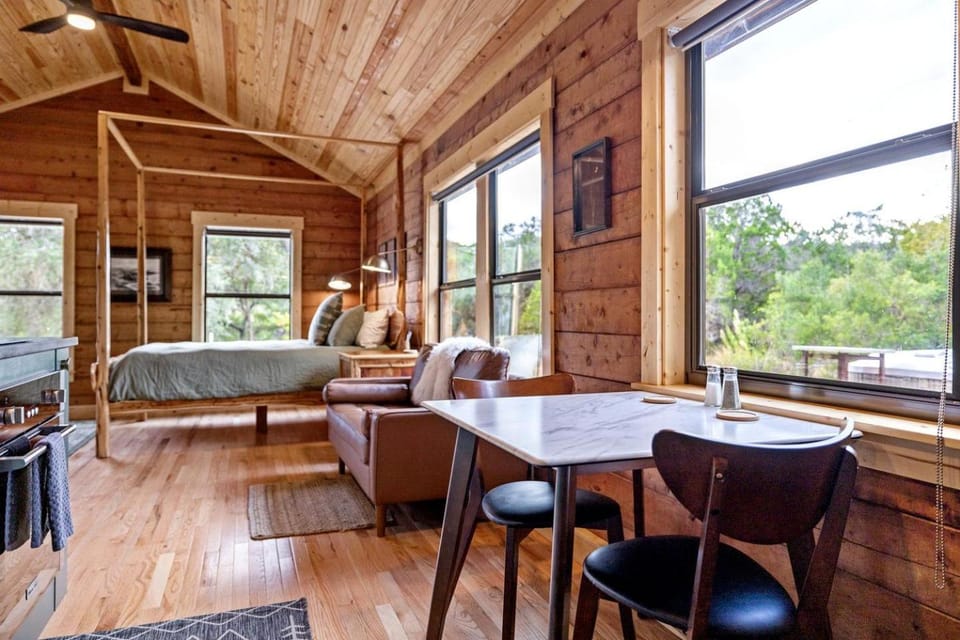 Beautiful Hill Country Cabin Rental Ideal for Romantic Weekend Getaways from Austin Cabin in Wimberley