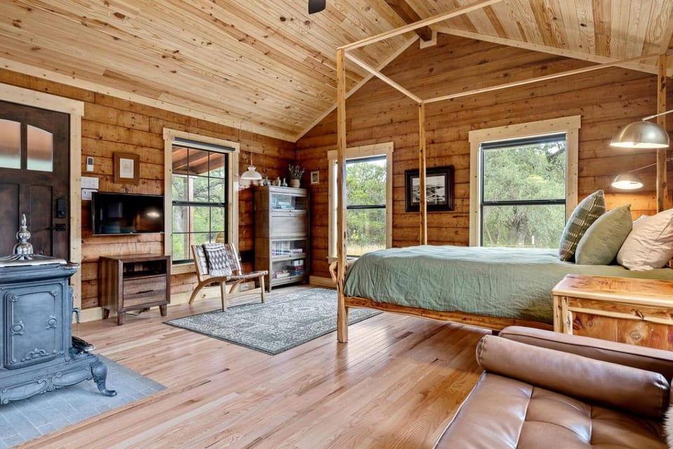 Beautiful Hill Country Cabin Rental Ideal for Romantic Weekend Getaways from Austin Cabin in Wimberley