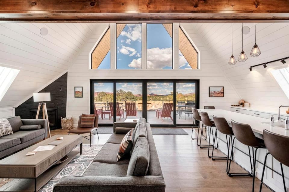 Gorgeous A-frame Settled in the Middle of the Desert inTorrey, Utah Chalet in Capitol Reef