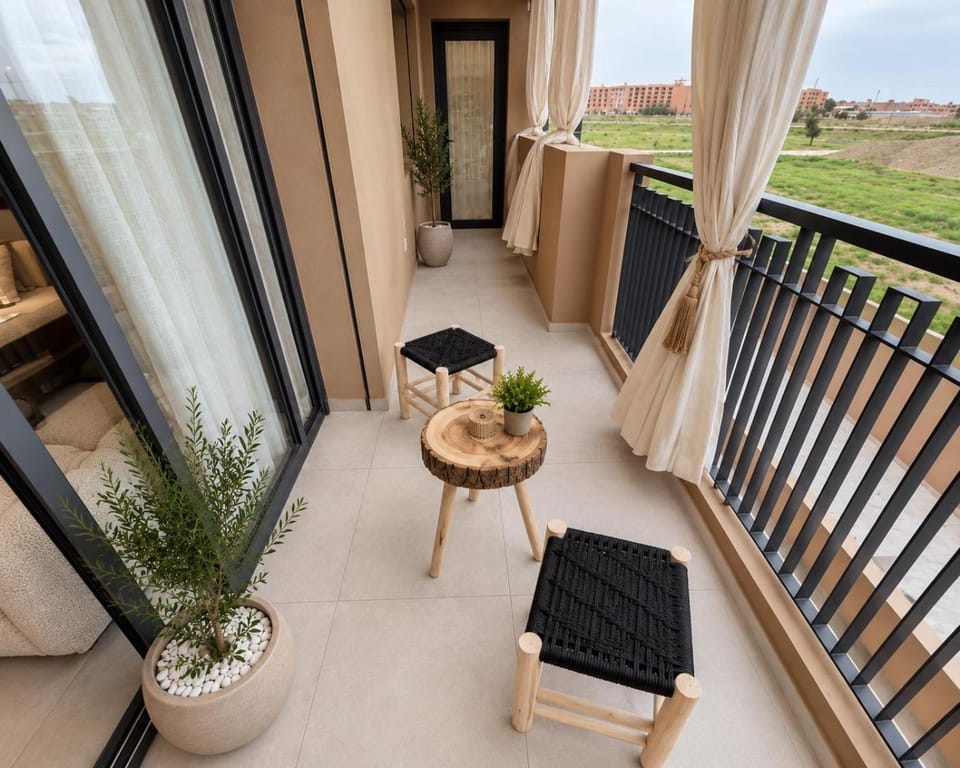 Stylish Gueliz Apartment Pool Parking Balcony Apartment in Marrakesh