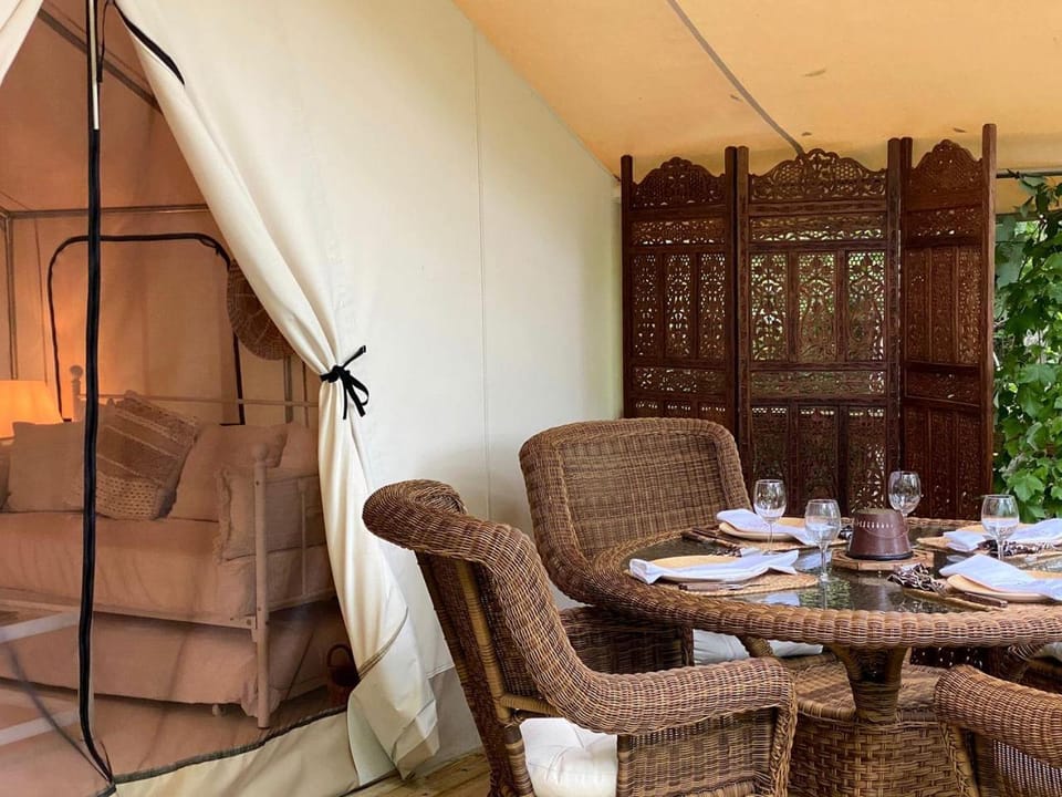 Glamping at Paradise Point in Signal Mountain, TN Luxury tent in Chattanooga