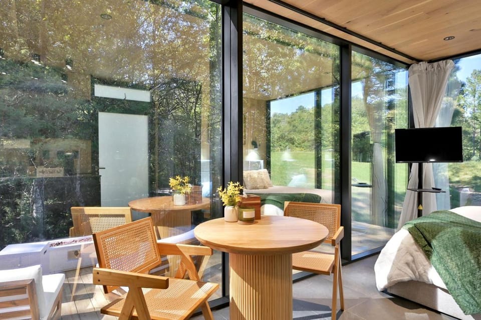Spectacular Scenery Awaits: Modern Tiny House with Sauna in Coldspring, TX House in Coldspring