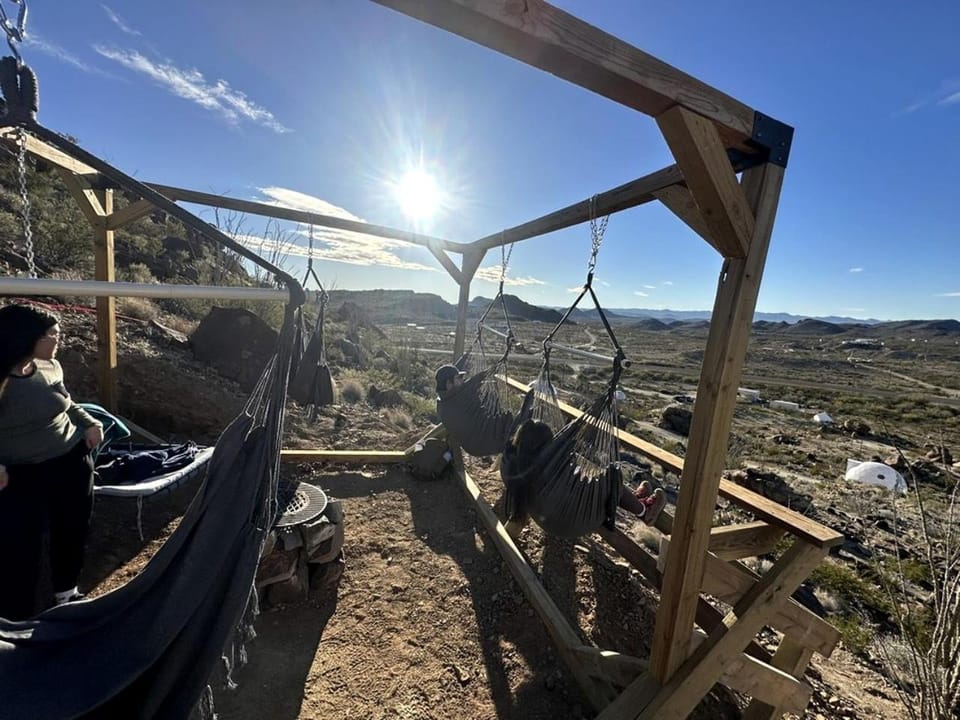 Romantic and Unique Geo Dome Perfect for Stargazing and a Weekend of Exploring Terlingua Ghost Town Luxury tent in Big Bend National Park