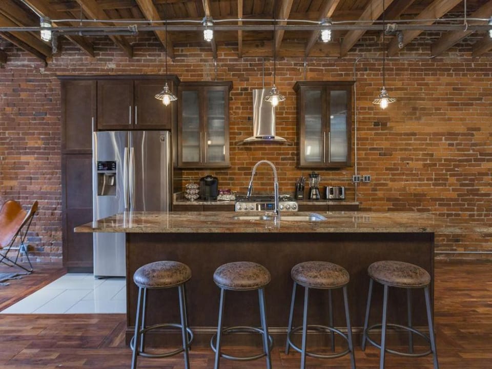 The Library-Downtown Nashville Luxury Penthouse Printers Alley Steps to Broadway Apartment in East Nashville