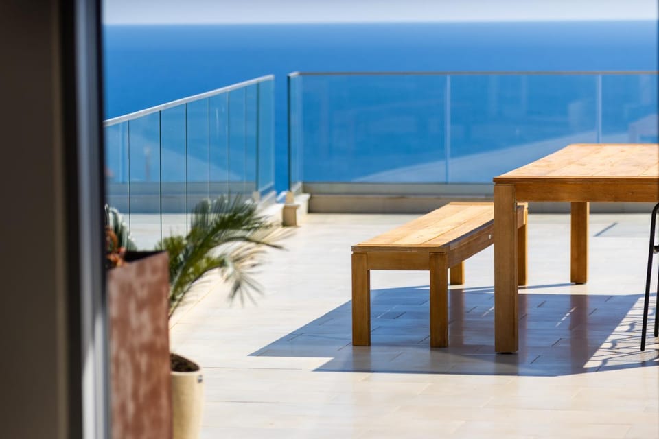 Day, Natural landscape, View (from property/room), Balcony/Terrace, Sea view