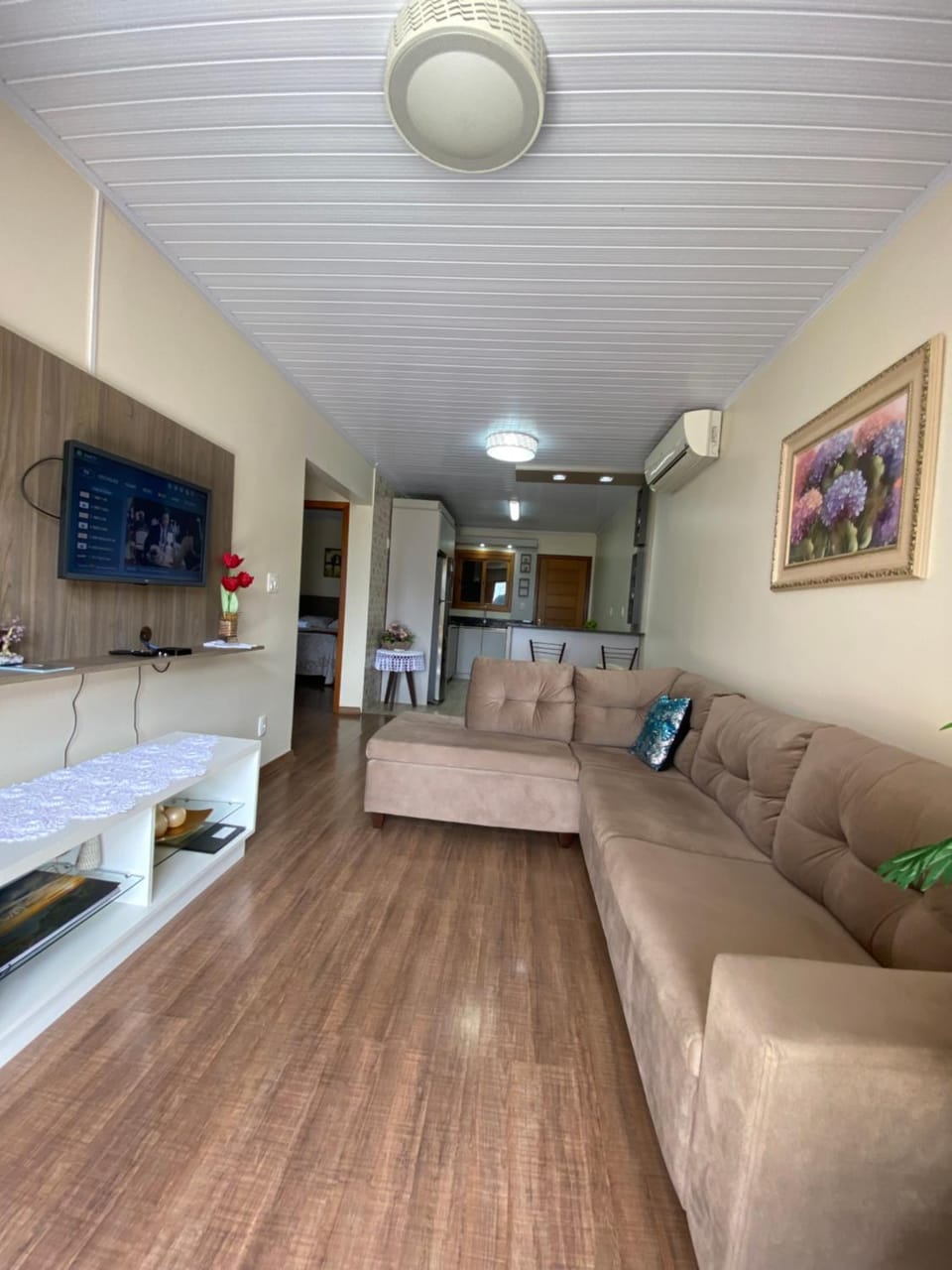 Living room, Seating area, air conditioner