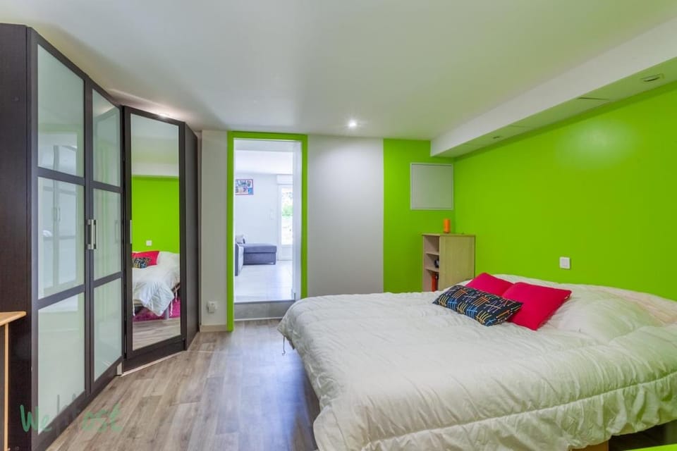 WeHost - Cortelain - Joli deux-pièces avec jardin à Bron/proche Eurexpo Apartment in Lyon