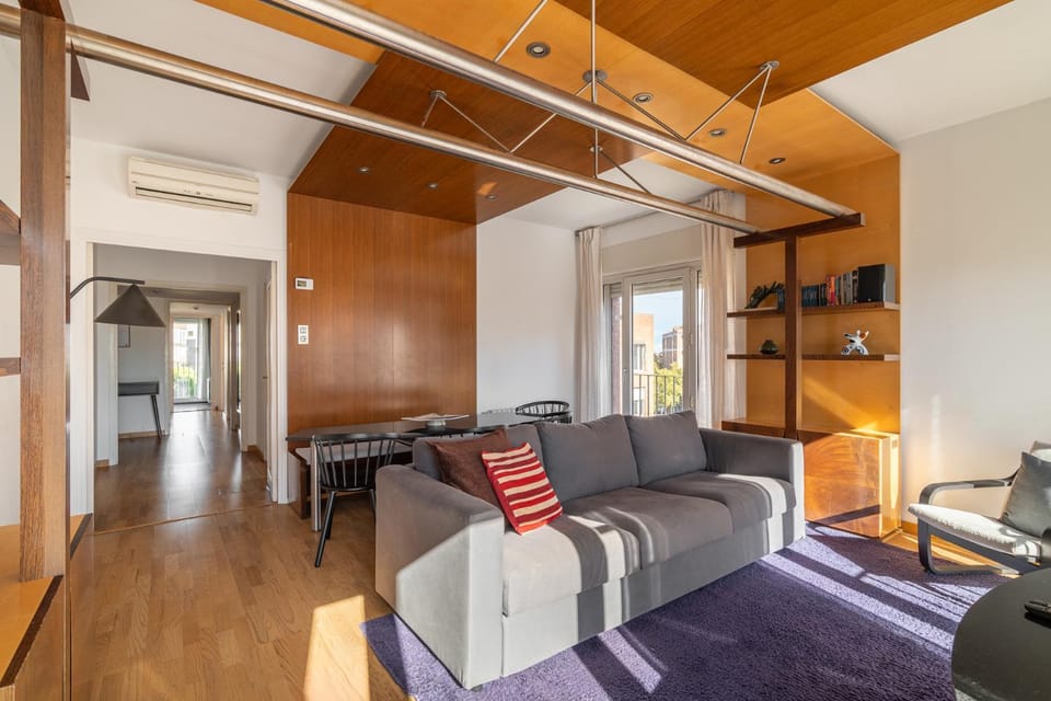 Kitchen or kitchenette, Living room, Seating area, wardrobe, air conditioner