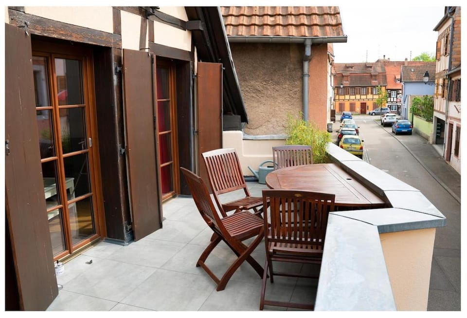 maison de ville de 2 jusqu'à 6 personnes avec garage et terrasse Apartment in Sélestat