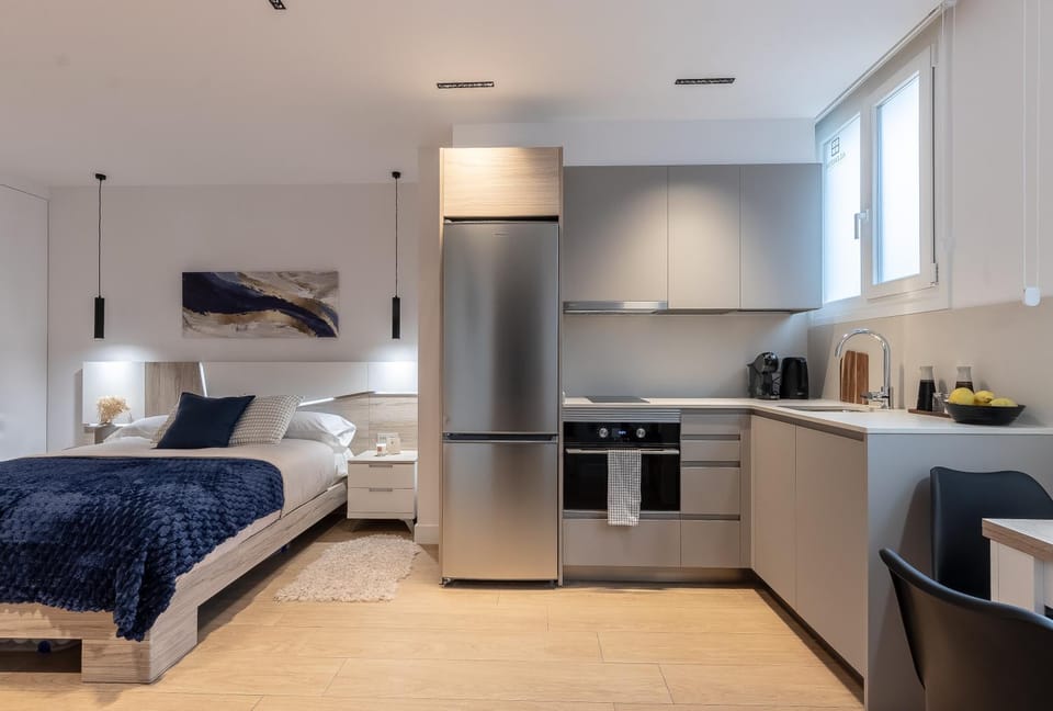Estudio moderno adaptado en el centro de Gernika Apartment in Basque Country