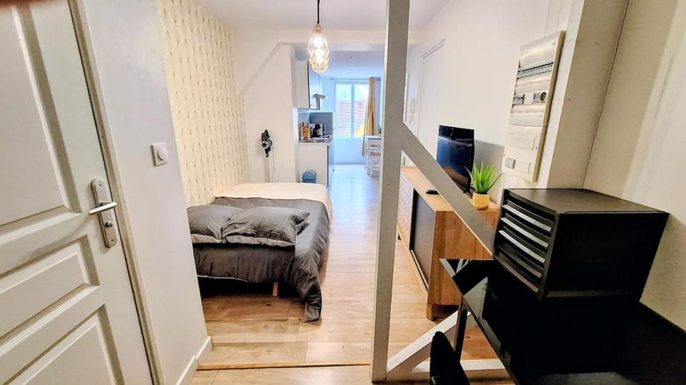 L'Escapade 1 - Studio Cosy et accès Terrasse Apartment in Troyes