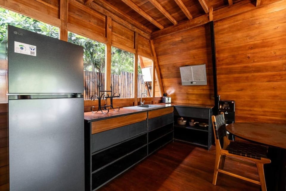 Orfeas Villas 4 - Private 1BR Wooden Loft Canggu with Private Pool House in North Kuta