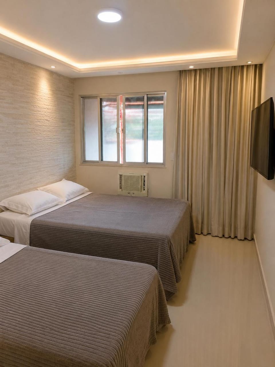 Bed, towels, towels