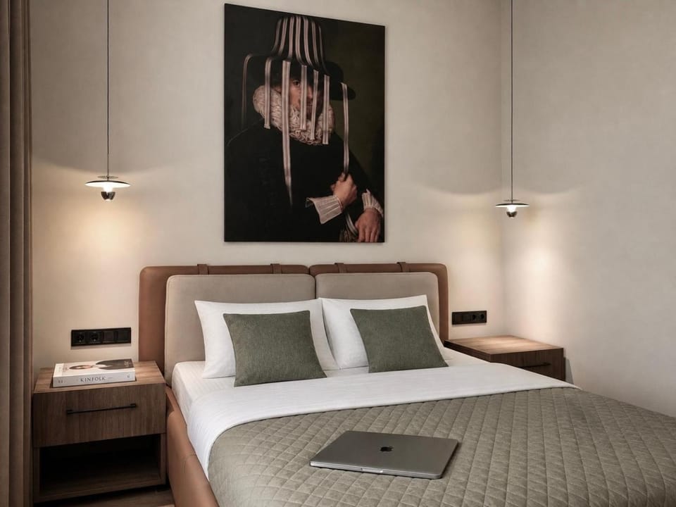 Bed, Bedroom, heating, internet, storage, air conditioner