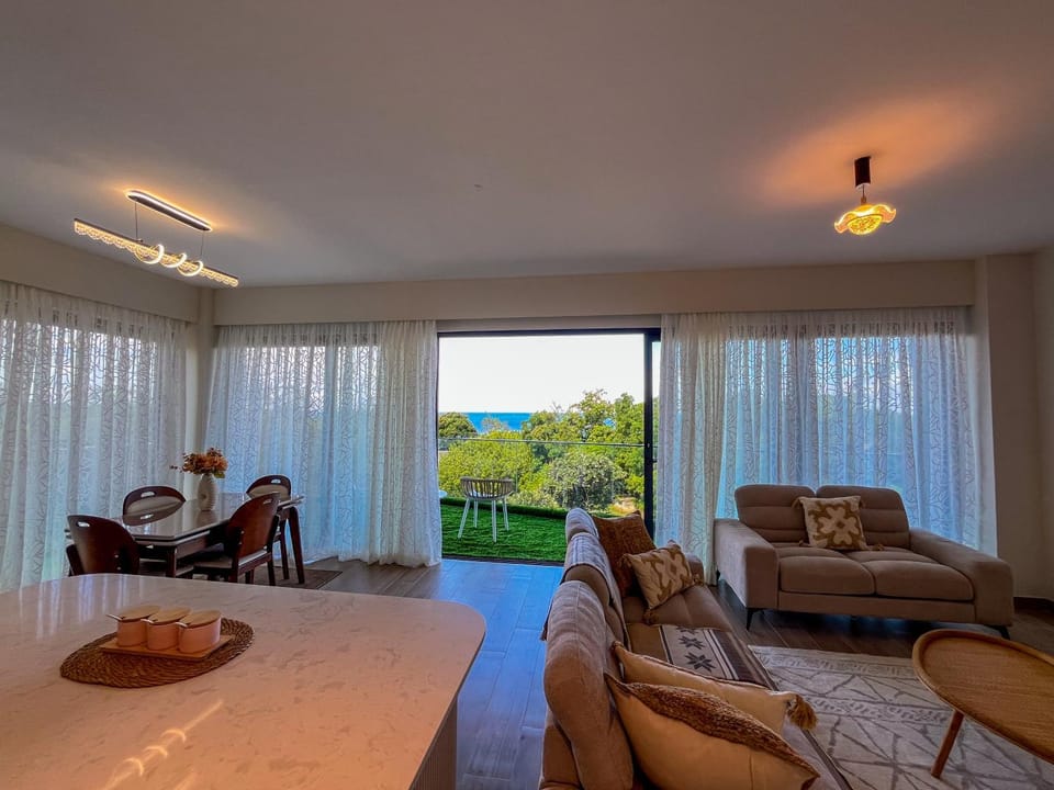 Natural landscape, Garden, Living room, Seating area, Garden view