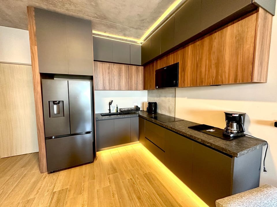Kitchen or kitchenette, minibar, pet friendly, stove