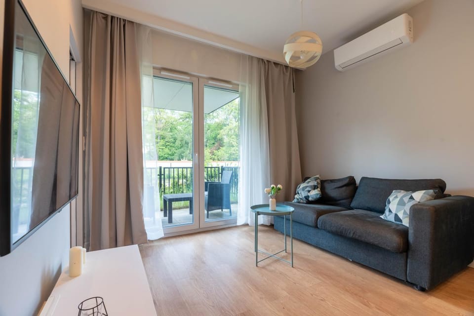 Living room, air conditioner