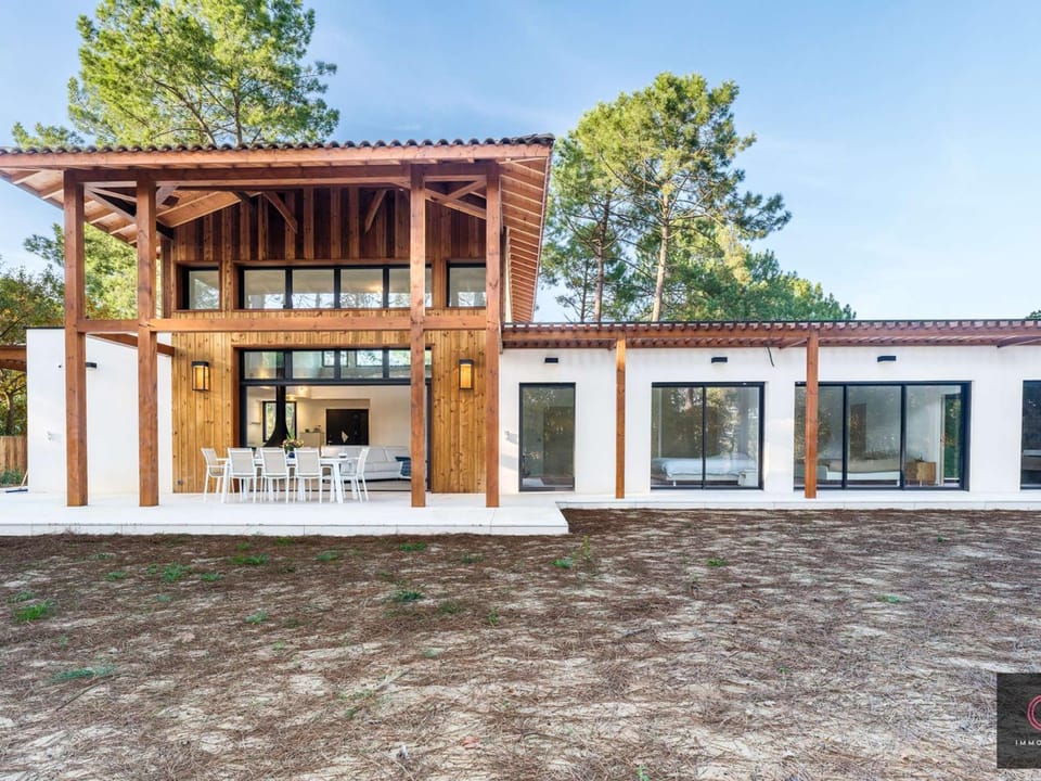 Villa PMR piscine et clim - 8/10 pers. - FR-1-877-9 Villa in Biscarrosse