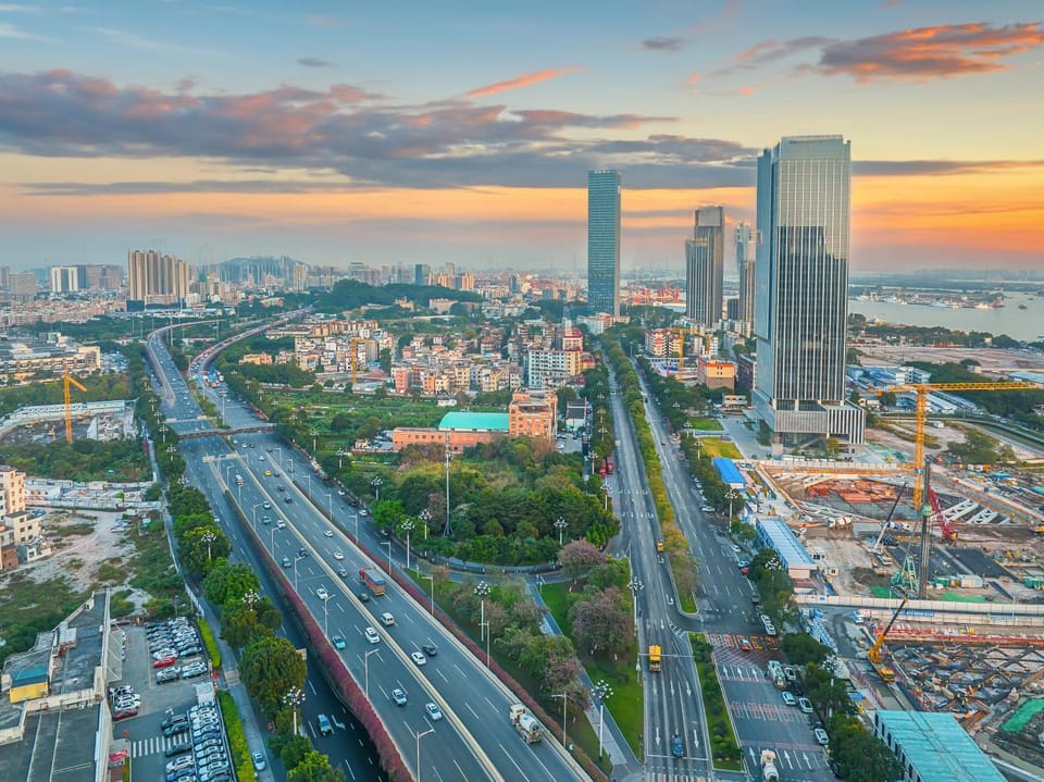 Off site, Bird's eye view, View (from property/room), City view, Sunset