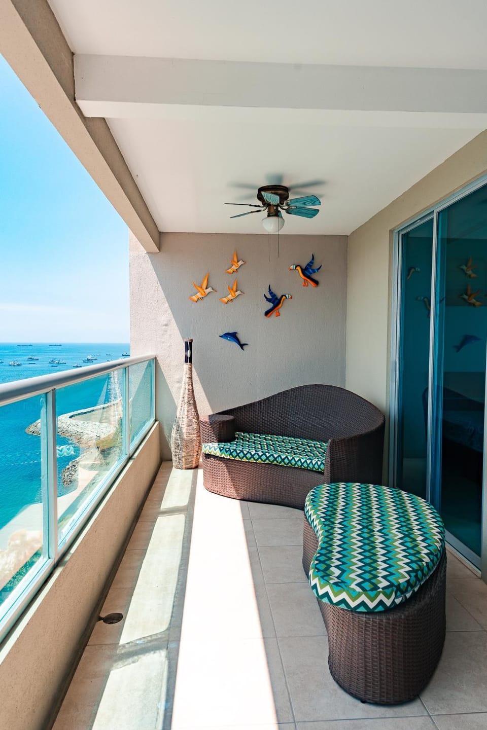 Departamento con vista al mar, piscina, jacuzzi y área BBQ Apartment in Ecuador