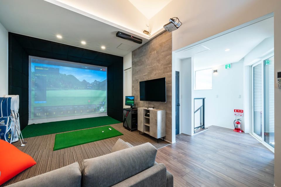 YUTORELA 富津 indoor GOLF シミュレーションゴルフ付き l BBQ l ファミリー歓迎 Apartment in Chiba Prefecture