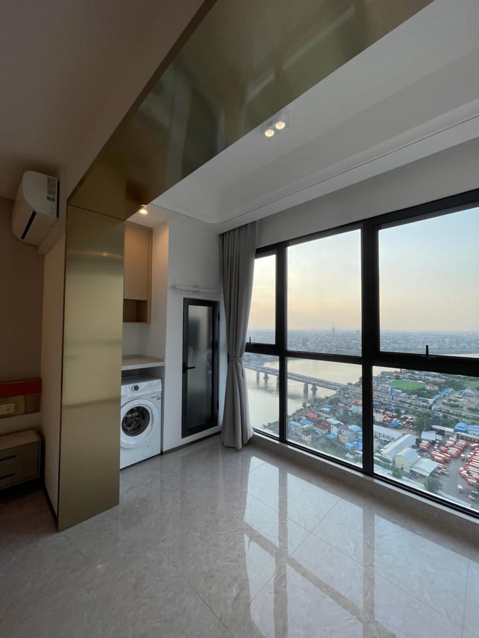 View (from property/room), washing machine, dryer