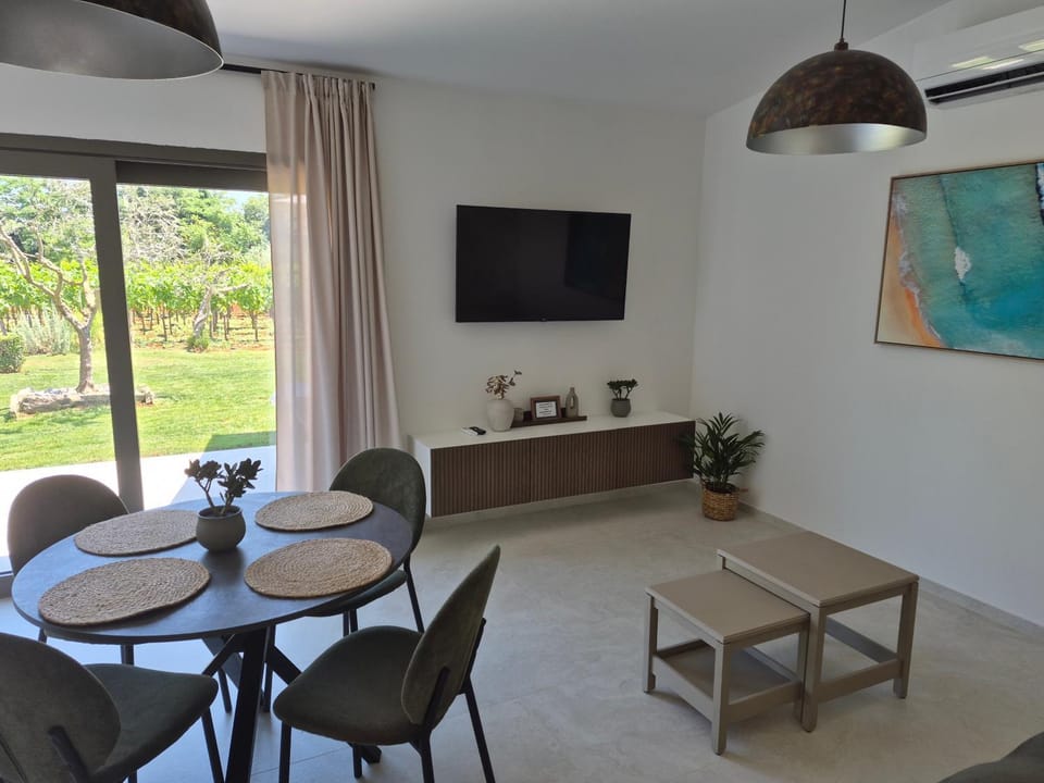 TV and multimedia, Living room, Seating area, Dining area