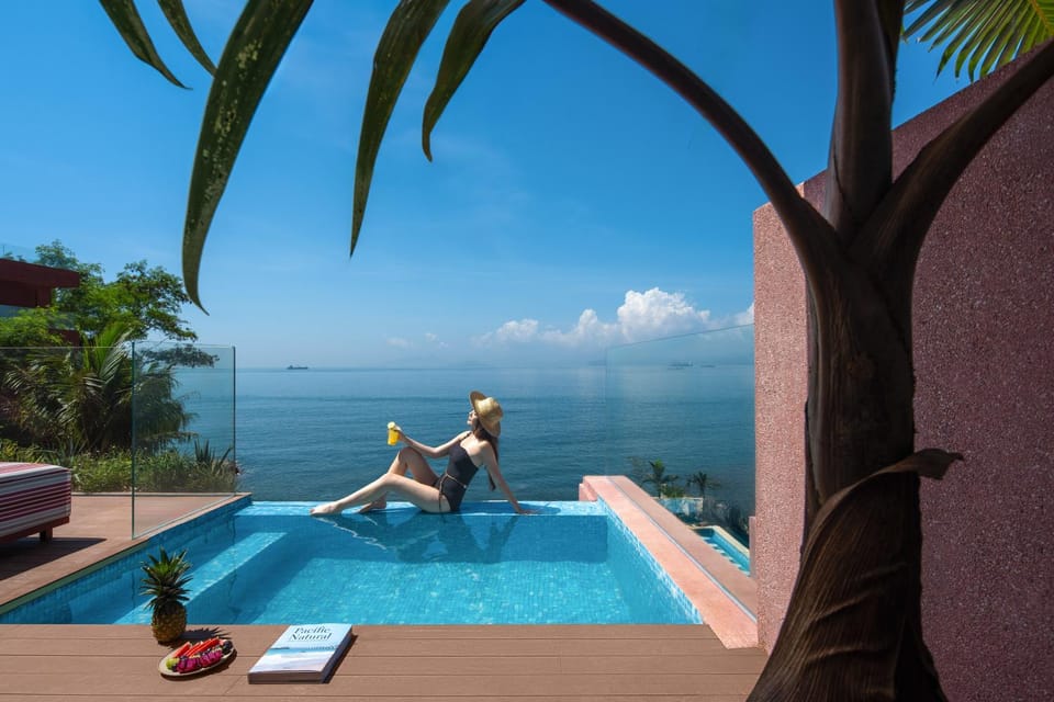 Day, People, Balcony/Terrace, Sea view, Swimming pool