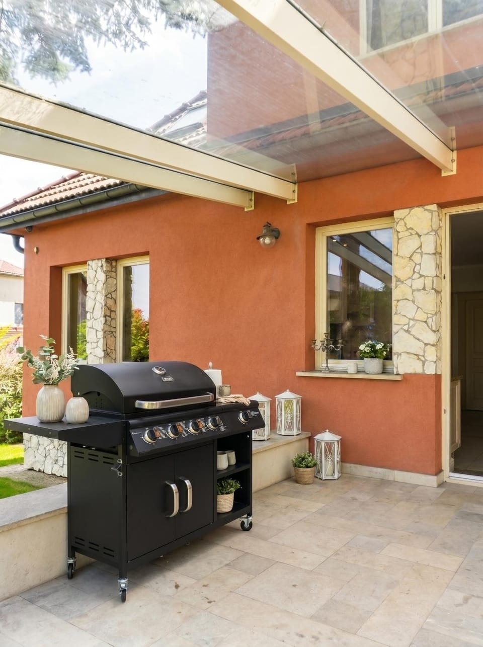 Patio, Day, BBQ facilities, View (from property/room), Balcony/Terrace, Living room, Seating area