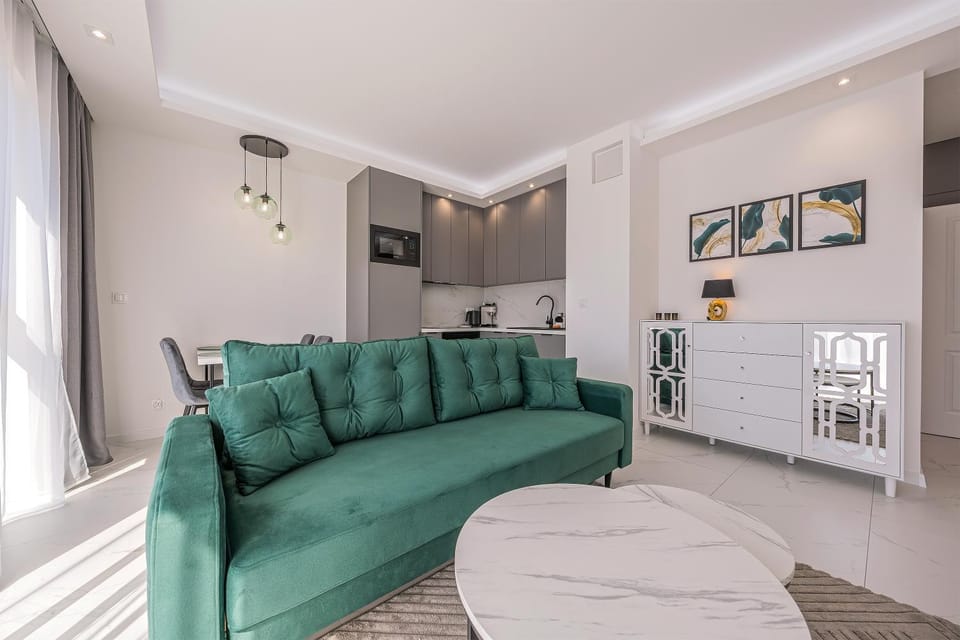 Kitchen or kitchenette, Living room, Seating area