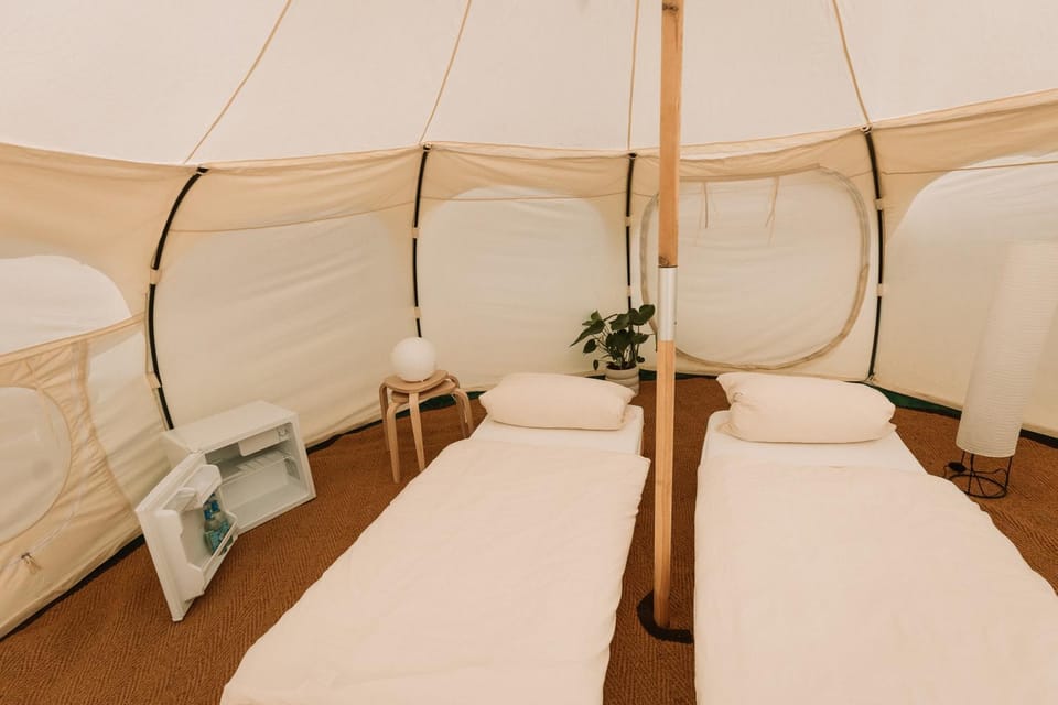 Glampingzelt auf Naturcampingplatz im Wald Campground/ 
RV Resort in Hann. Münden