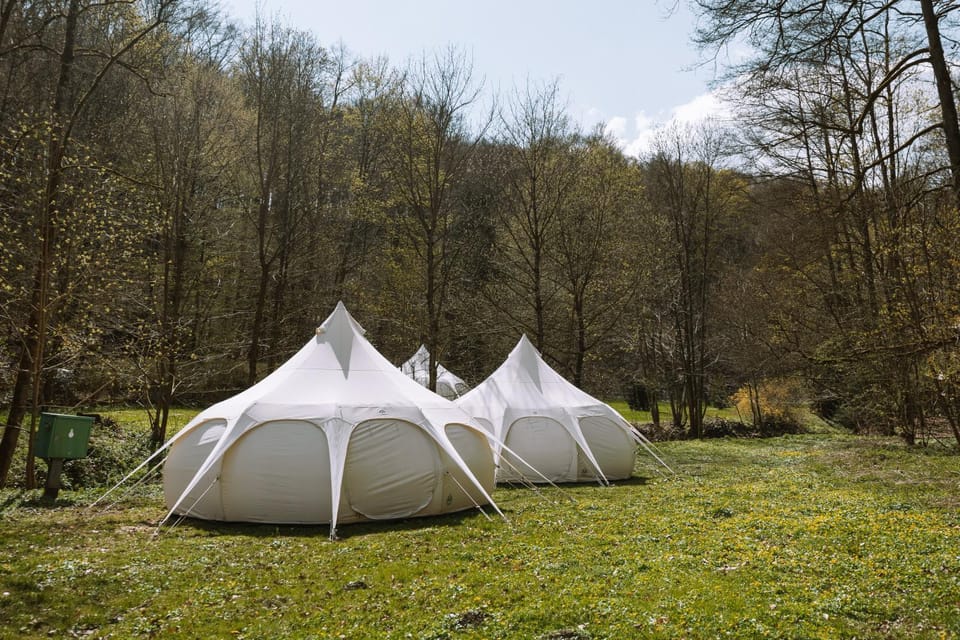 Glampingzelt auf Naturcampingplatz im Wald Campground/ 
RV Resort in Hann. Münden