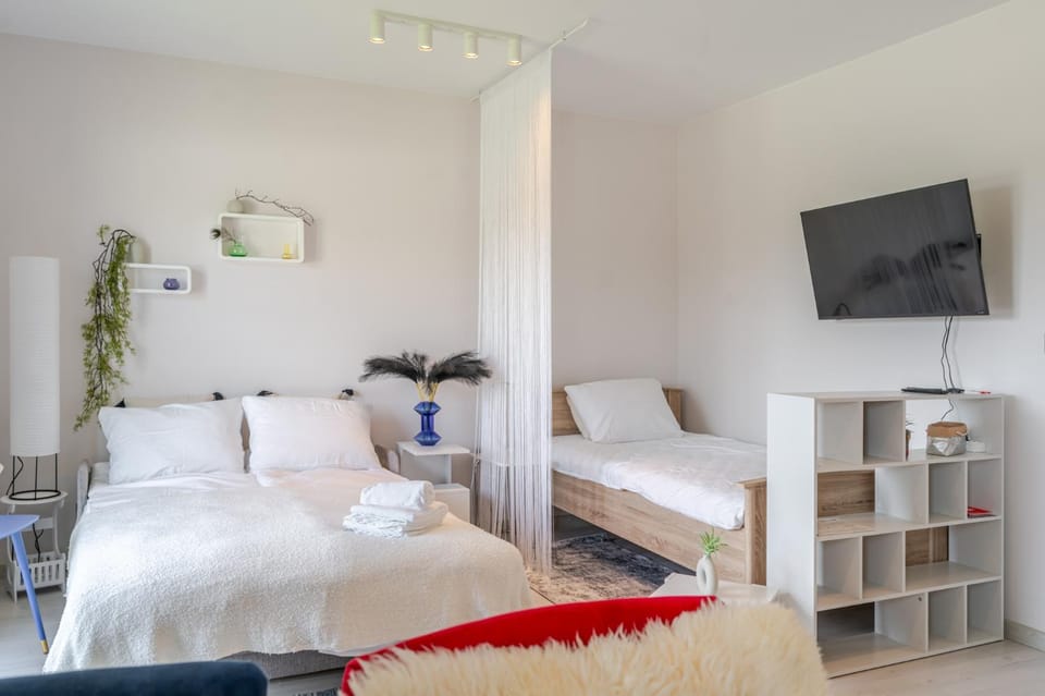 Communal lounge/ TV room, Bed, TV and multimedia, Photo of the whole room, Evening entertainment, Bedroom, towels