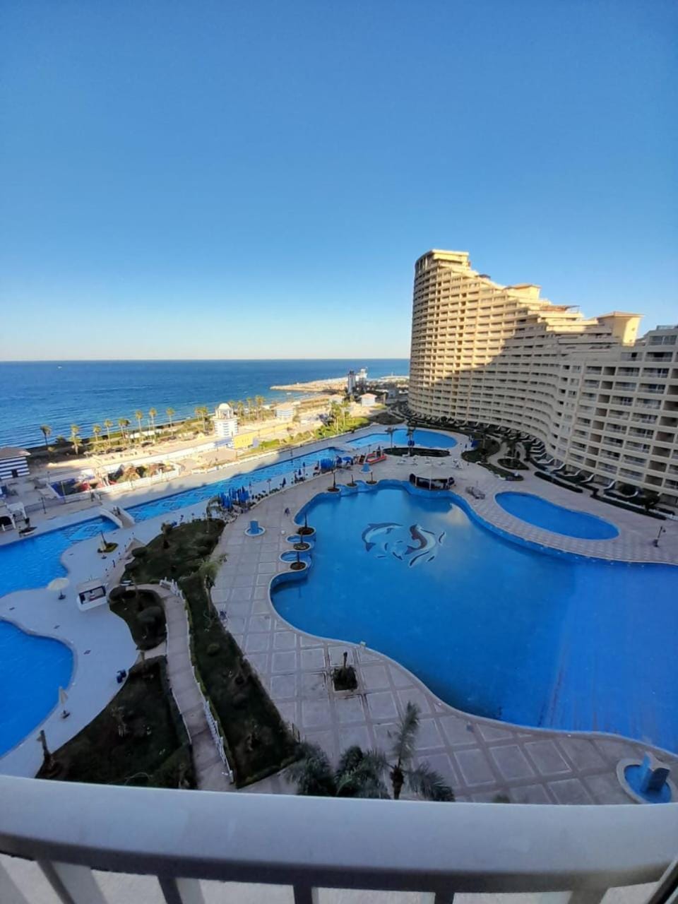 Pool view, Sea view, Swimming pool