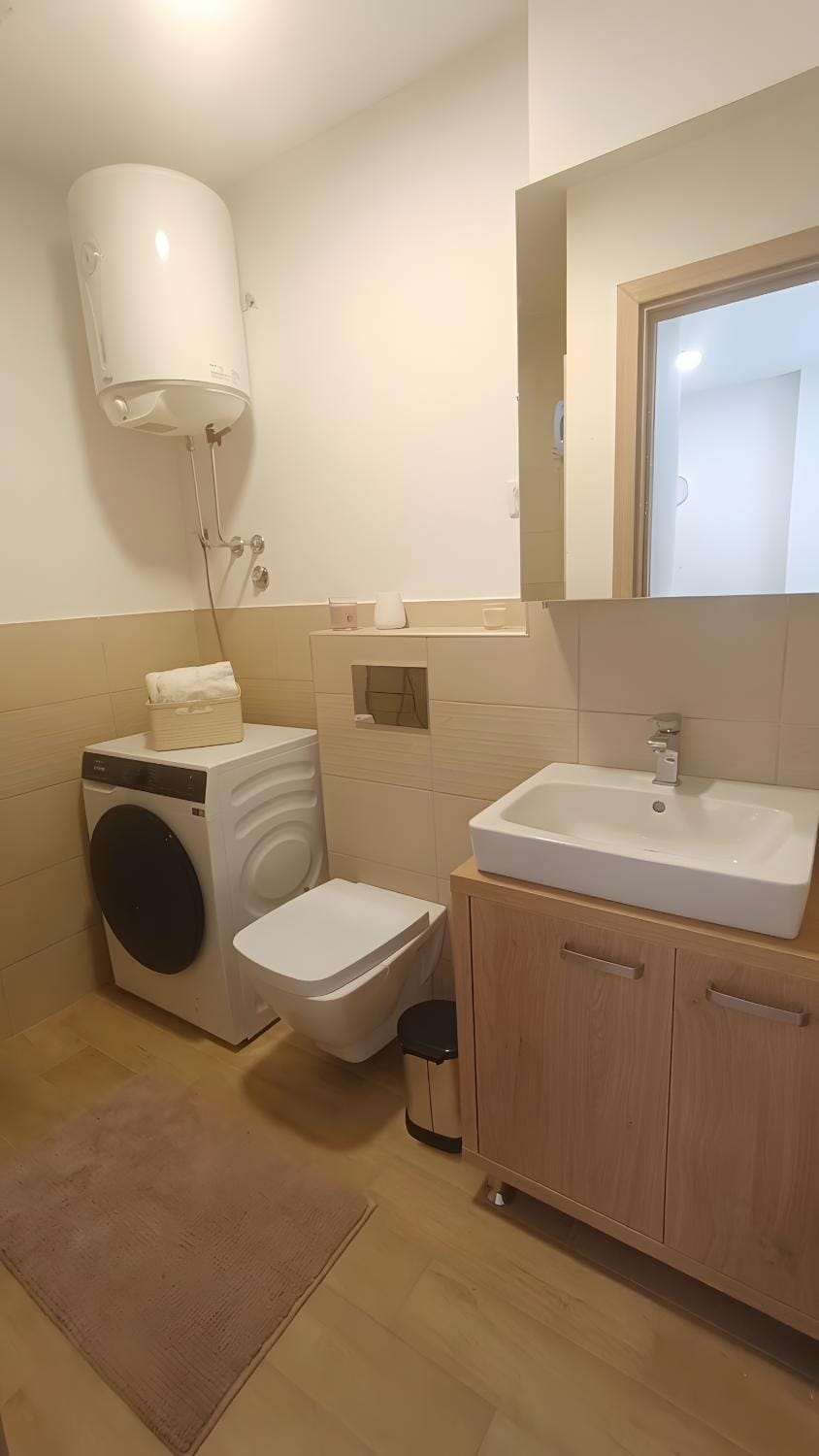 Shower, Bathroom, washing machine