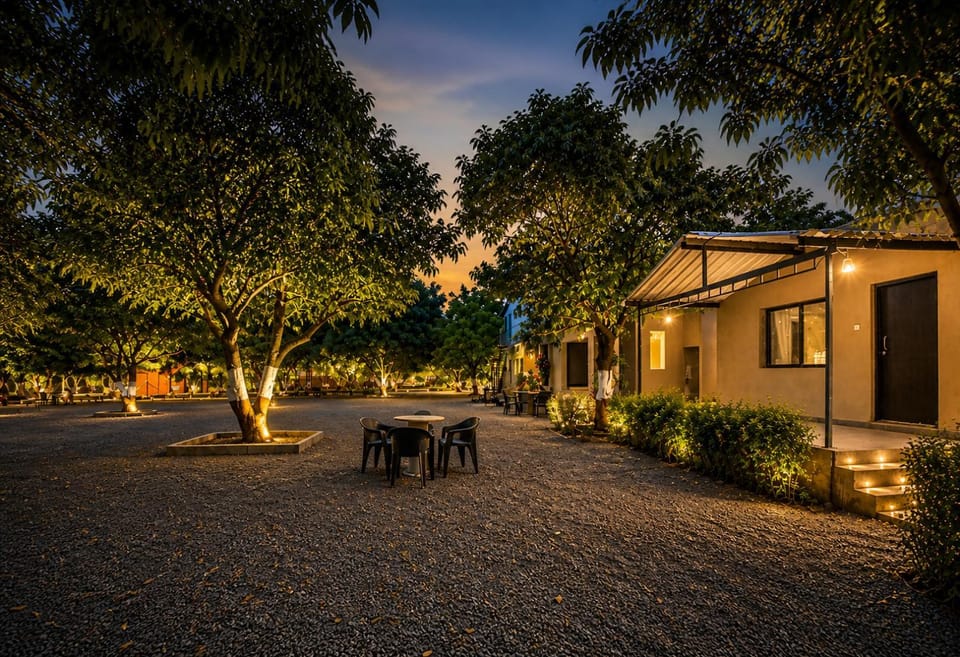 Property building, Garden view