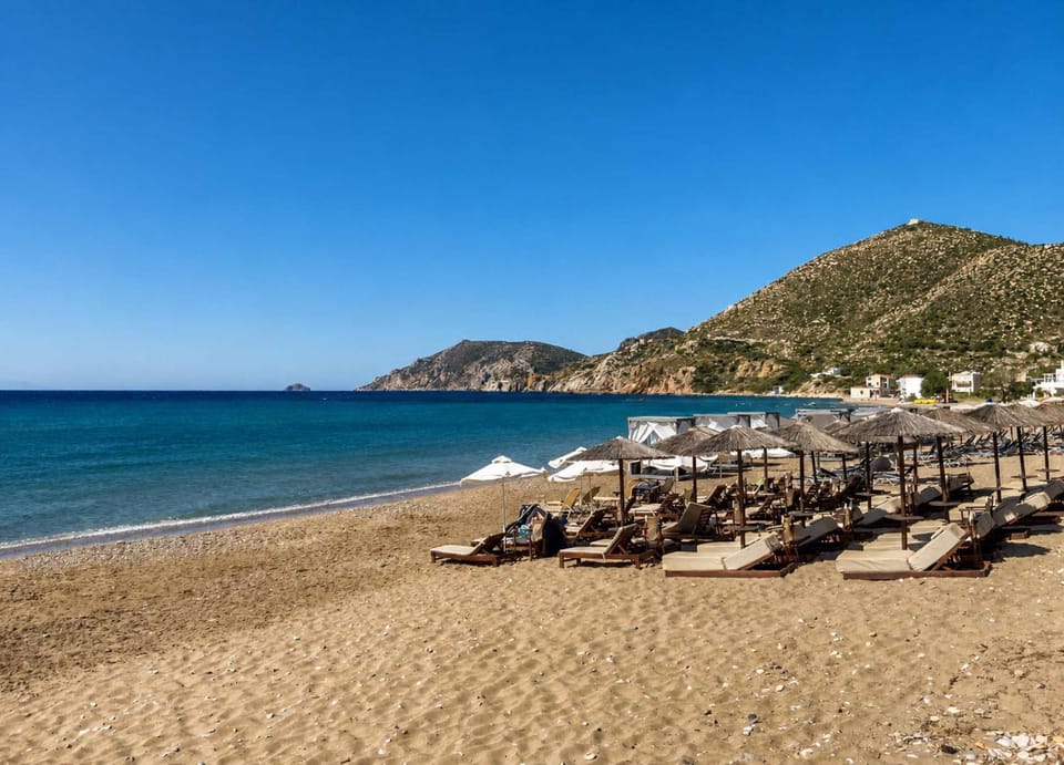 Nearby landmark, Day, Natural landscape, Beach, sunbed