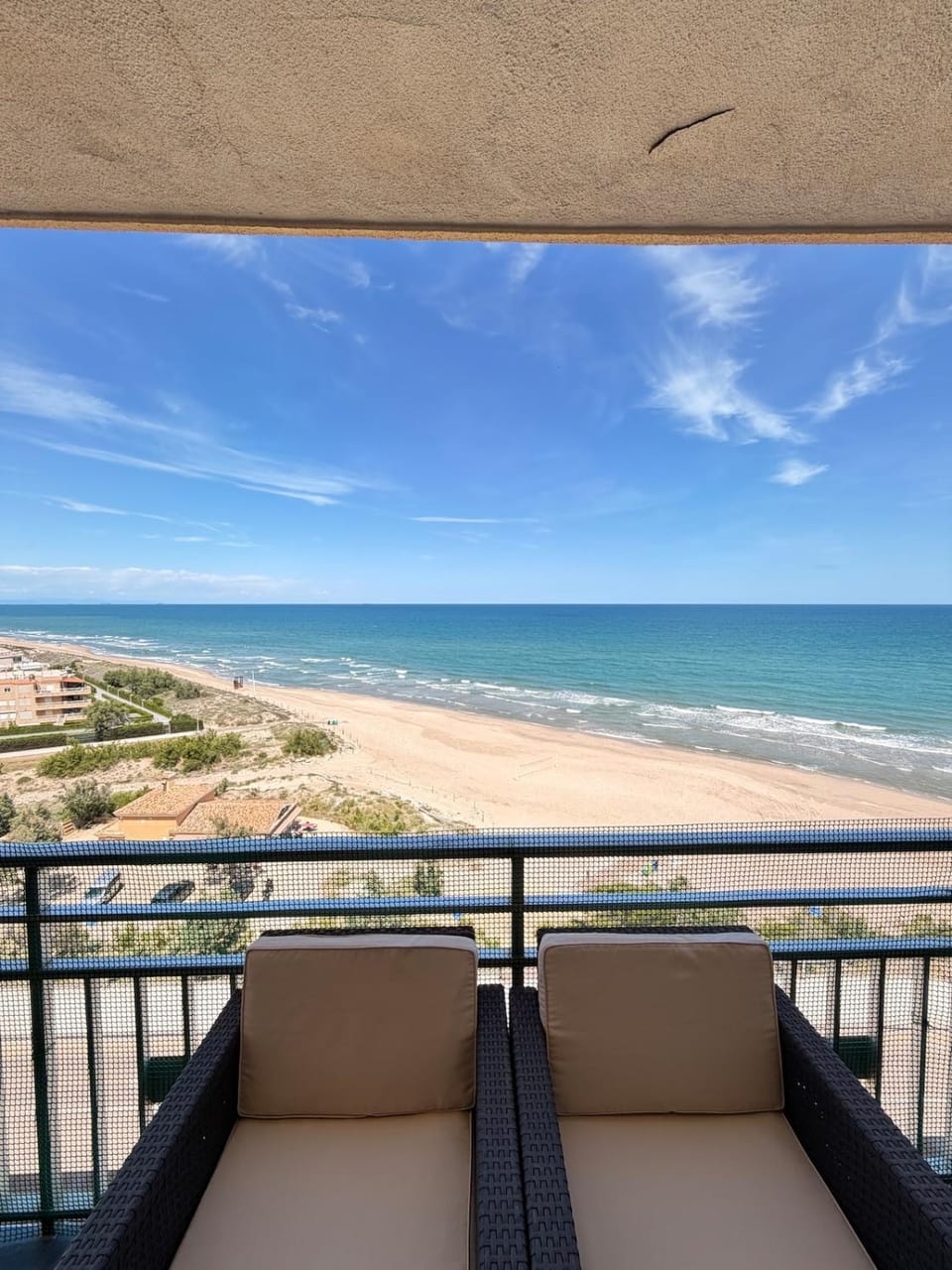 First-Line Beachfront Penthouse, Terrace, and Ocean Views Apartment in Ribera Baixa