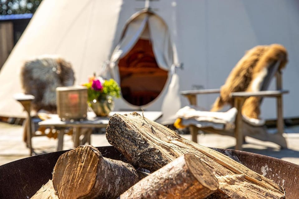 Tipi Marie at Logie Marie Luxury tent in Zeeland, Netherlands