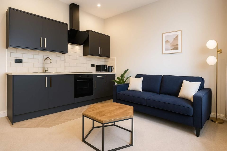 City Center 2BR Retreat for 4 with Free Parking Apartment in Cardiff
