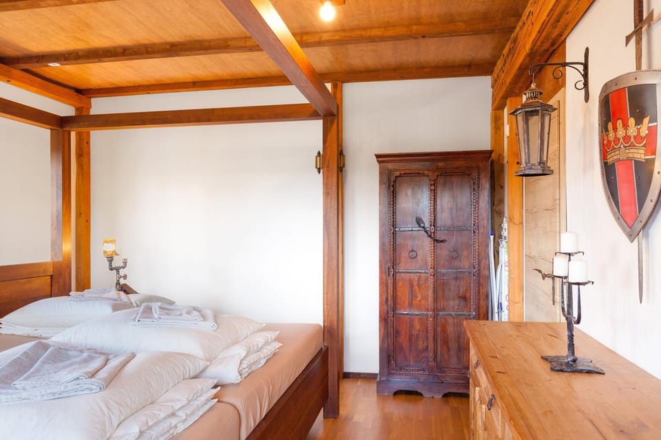 Property building, Living room, Bedroom