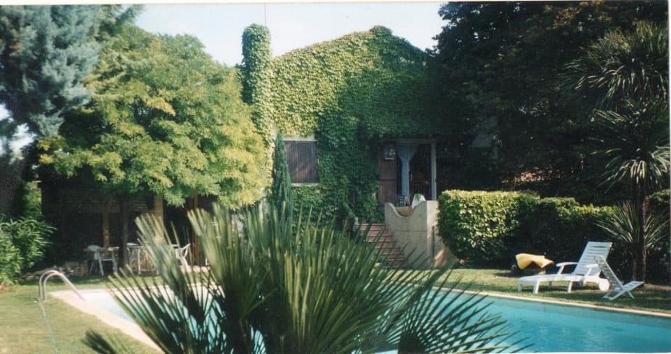 Property building, Living room, Swimming pool