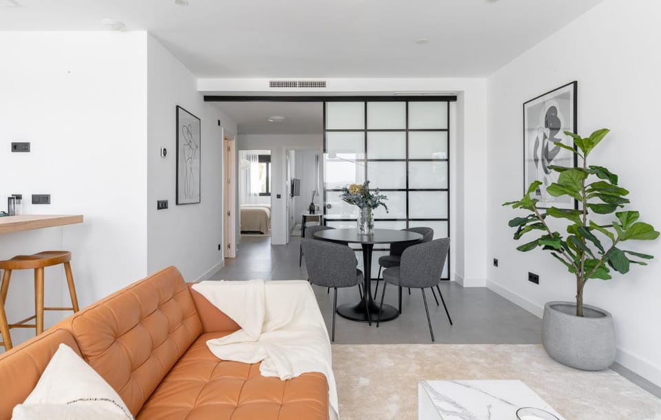Living room, Seating area, Dining area
